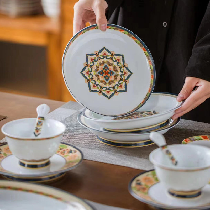 A pot of four cups tea set travel tea set series