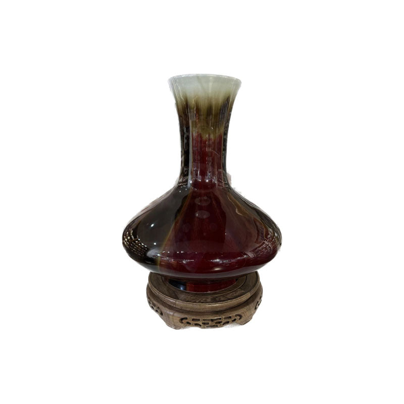 San Yang Kai TaiMonochromatic Glaze Bottle